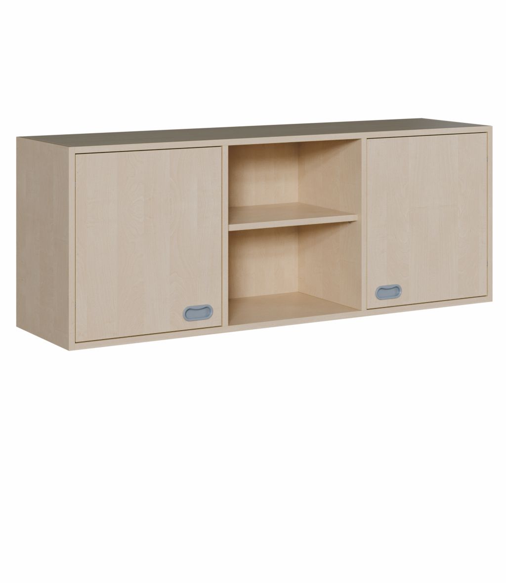 K Aufsatz für Raumteilerschrank, 2 Türen/Regal